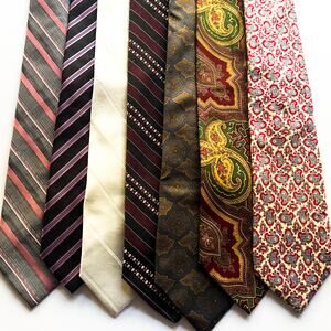 Lot of Ties, both Vintage and Modern, Eclectic Grandpa